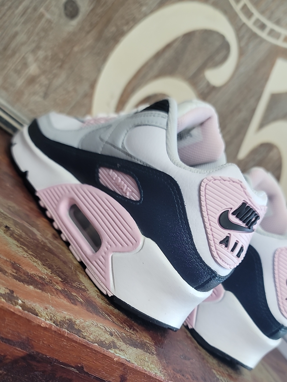 🔥 Nike Air Max 90 LTR "Pink Foam/Armory Navy" Wmns 7 Great Cond! Fast Shipping - Picture 11 of 16